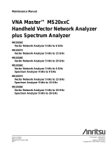 Anritsu VNA Master MS2036C Maintenance Manual