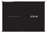 Edirol CG-8 User manual