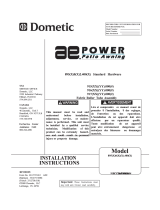 Dometic POWER Patio Awning 0.400 Installation guide