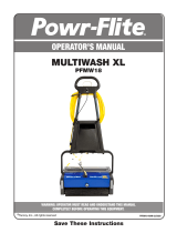 Powr-Flite PFMW18 Owner's manual