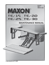 Maxon TE-15/20/25/30 Maintenance Manual