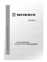 Morris MPH-20041S Glass Transmitter 2400W User manual