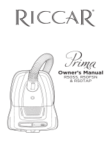 Riccar Prima Straight Suction User manual