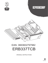 Erbauer ERB337TCB Original Instructions Manual