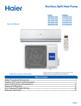 Haier 1U15AP2VHA User manual