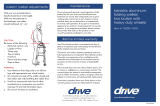 Drive Medical 10220-1WW Owner's manual