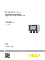 Vega VEGAMET 841 Operating instructions