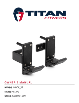 Titan Fitness X-3 Series J-Hooks User manual