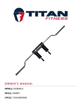 Titan Fitness Safety Squat Olympic Bar v2 User manual