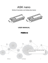 RGBlink ASK nano set User manual