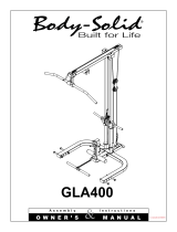 Body Solid GLA400 Owner's manual