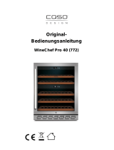 Caso Design WineChef Pro 40 Operating instructions