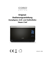 Caso Steam Chef Operating instructions