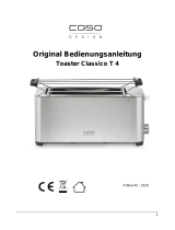 Caso Edelstahl-Toaster Classico T4 Operating instructions