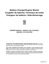 Schumacher DSR145 Battery Charger/Engine Starter UL 104-4 Owner's manual