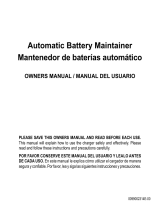 Schumacher FR01548 Automatic Battery Maintainer Owner's manual