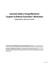 Schumacher Electric FR01542 Automatic Battery Charger/Maintainer Owner's manual