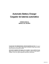 Schumacher FR01537 Automatic Battery Charger Owner's manual