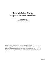 Schumacher FR01539 Automatic Battery Charger Owner's manual