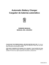 Schumacher SC1564 Automatic Battery Charger UL 102-8 Owner's manual
