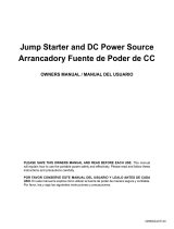 Schumacher Electric FR01579 Jump Starter and DC Power Source Owner's manual