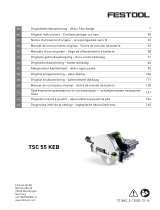 Festool TSC 55 5,2 KEBI-Plus/XL-FS Operating instructions