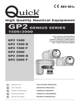 Quick GP2 Genius 1500 Series User manual