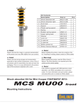 Ohlins MCS MU00 Mounting Instruction