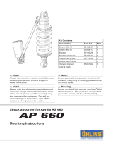 Ohlins AP660 Mounting Instruction