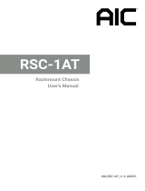 AIC RSC-1AT Owner's manual