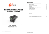 Opticis HDCX-100 User manual