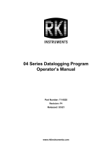 RKI Instruments 04 Series User manual
