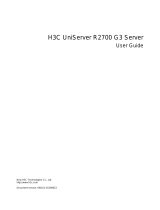 H3C UniServer R2700 G3 User manual