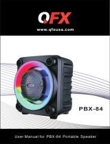 QFX PBX-84 User manual