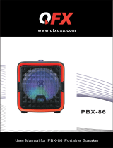 QFX PBX-86 User manual