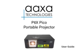 AAXA P6X Pico Projector User manual