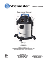 Vacmaster MVOA407s | 4g stainless wet/dry vac User manual