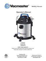 Vacmaster VOA407S | 4g stainless wet/dry vac User manual