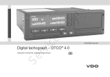 VDO DTCO 1381 User manual