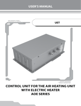 Vents Control unit for AOE User manual