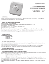 Vents RS-1-300 User manual