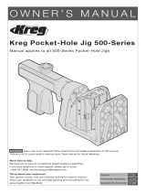 Kreg Pocket-Hole Jig 520PRO User manual