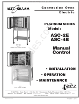 Alto-Shaam PLATINUM ASC-4E Installation, Operation And Maintanance Manual