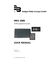 Badger Meter MDS 2000 User manual
