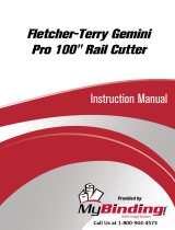 FLETCHER Fletcher Terry Gemini Pro Rail Cutter User manual