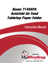 Baumfolder 714XA A-2-P-1 User manual