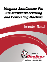 MyBinding Morgana AutoCreaser Pro 33A User manual