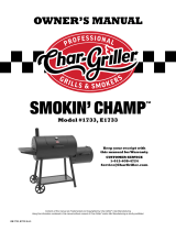 CharGriller 1733 Owner's manual