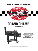 Char Griller 8250 Owner's manual