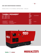 Mosa GE 185 FXC Owner's manual